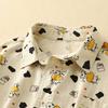 Shirt Short Sleeved Women's New Style Harajuku Style Loose Curved Cow Graffiti Short Sleeved Shirt