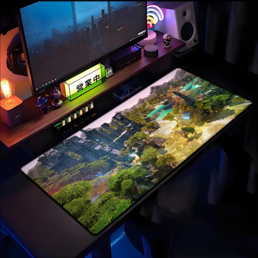 Heroes of Might and Magic Tappetino per Mouse con Mappa XXL Gomma Antiscivolo Tappetini per Mouse Tastiera Accessori da Gioco Tappetino Mouse xmm