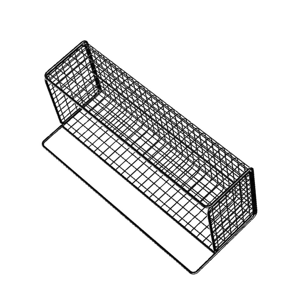 Kuchyňský závěsný úložný regál Nástěnný úložný koš Závěsný nástěnný organizér bez vrtání Košíky do ložnice na koleji