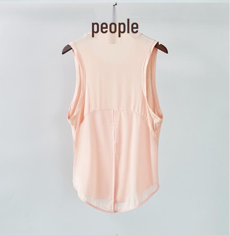 Summer Quick-Dry Mesh Sport Cover-Up: Women's Breathable Slimming Yoga Tank Top & Short-Sleeve T-Shirt