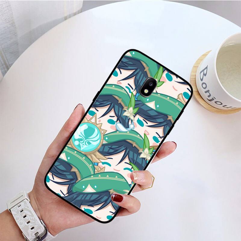 Genshin Impact Anime Cute Phone Case For Samsung Galaxy J7 PRIME J2Pro2018 J4 Plus J5 PRIME J6 J7 Duo Neo J737 J8