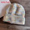 Fashion Women Colored Casual Thick Warm Knitted Hat For Winter Use Outings