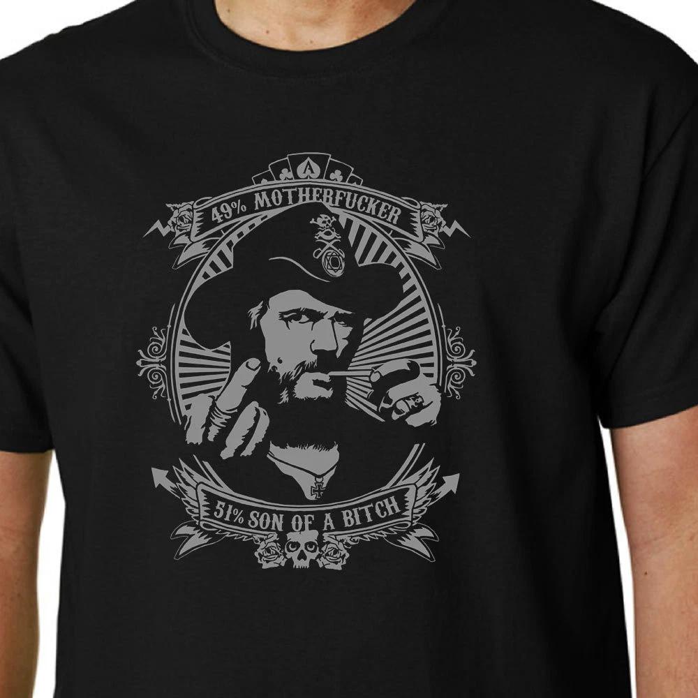 Lemmy TShirt 49 Motherf 51 Son Of A Bitch Ace Of Spades S