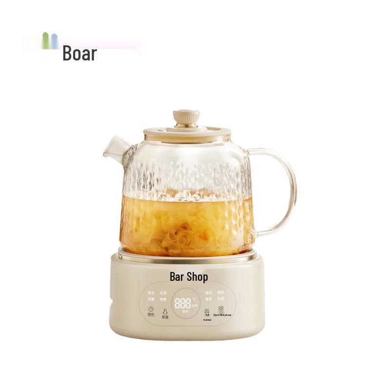 Bear Electric Glass Health & Tea Kettle, 1L CN plug (adapter included)