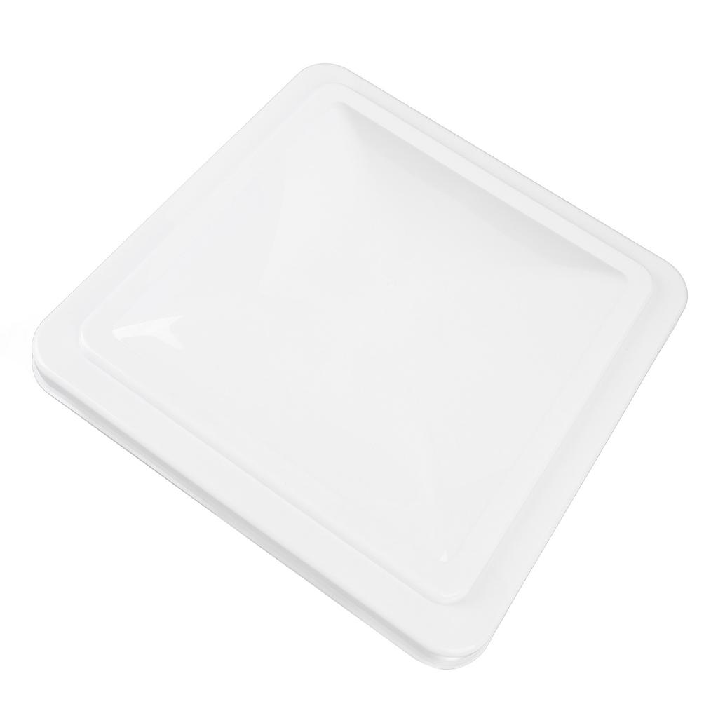 RV Roof Vent Cover UV Resistant 14 Inch Replacement Vent Lid for Camping Vehicle Trailer Motorhome White