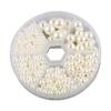Samcos Resin Pearl Pearl Beads Set of 700 Round Round Balls No Holes Small Craft Supplies DIY Materials for Sewing Handmade Craft Decoration Jewelry