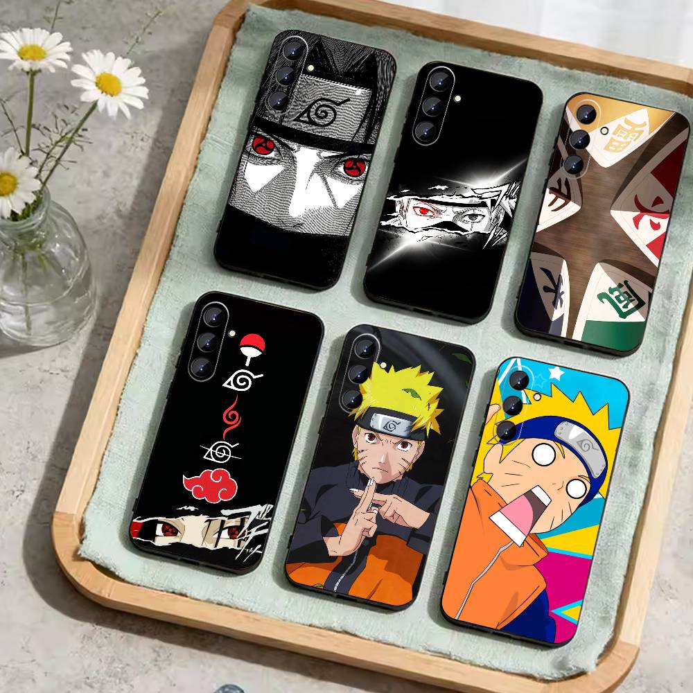 Anime X-Narutos Cover Phone Case For Samsung Galaxy A73,A72,A71,A70,A52,A51 Others Soft Black Cover