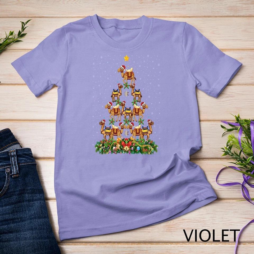 Camel Christmas Tree Gift Funny Christmas Camel Unisex T-shirt 13 M