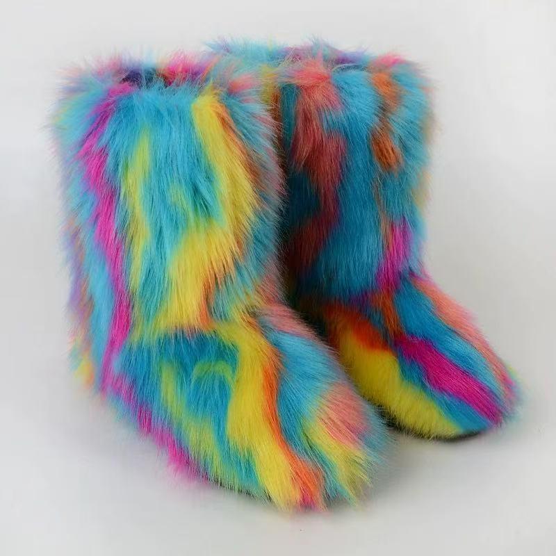 Trendy Warm Non-slip Lightweight Snow Boots for Autumn and Winter - European & American Hot Girl Style