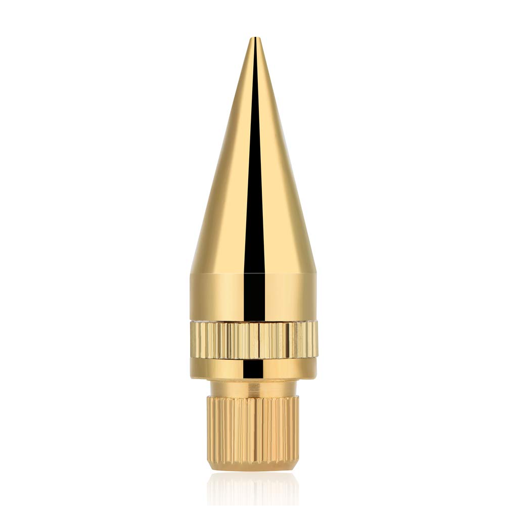 Insulator Gold 6mm x Noise Audio Shock for Musical Instruments Spikes, 8-Pack, Metal, Plated, 36mm, Reduction, Adjustable, Insulators, Resistant,