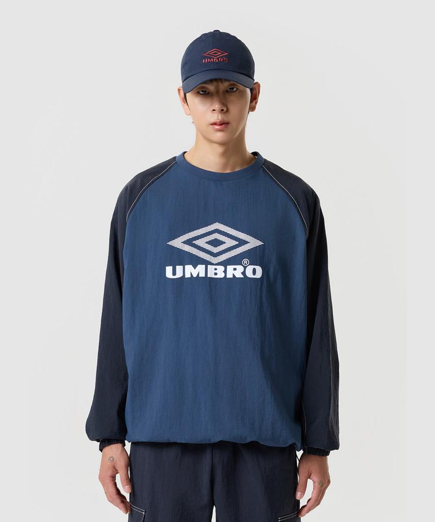 Umbro Crispy Taslan Long Sleeve Piste Navy Ur324Cwt92 (B Type)