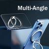 Magnetic Cell Phone Ring Holder Mobile Phone Bracket Removable Cell Phone Grip Kickstand for iPhone MagSafe Samsung Xiaomi