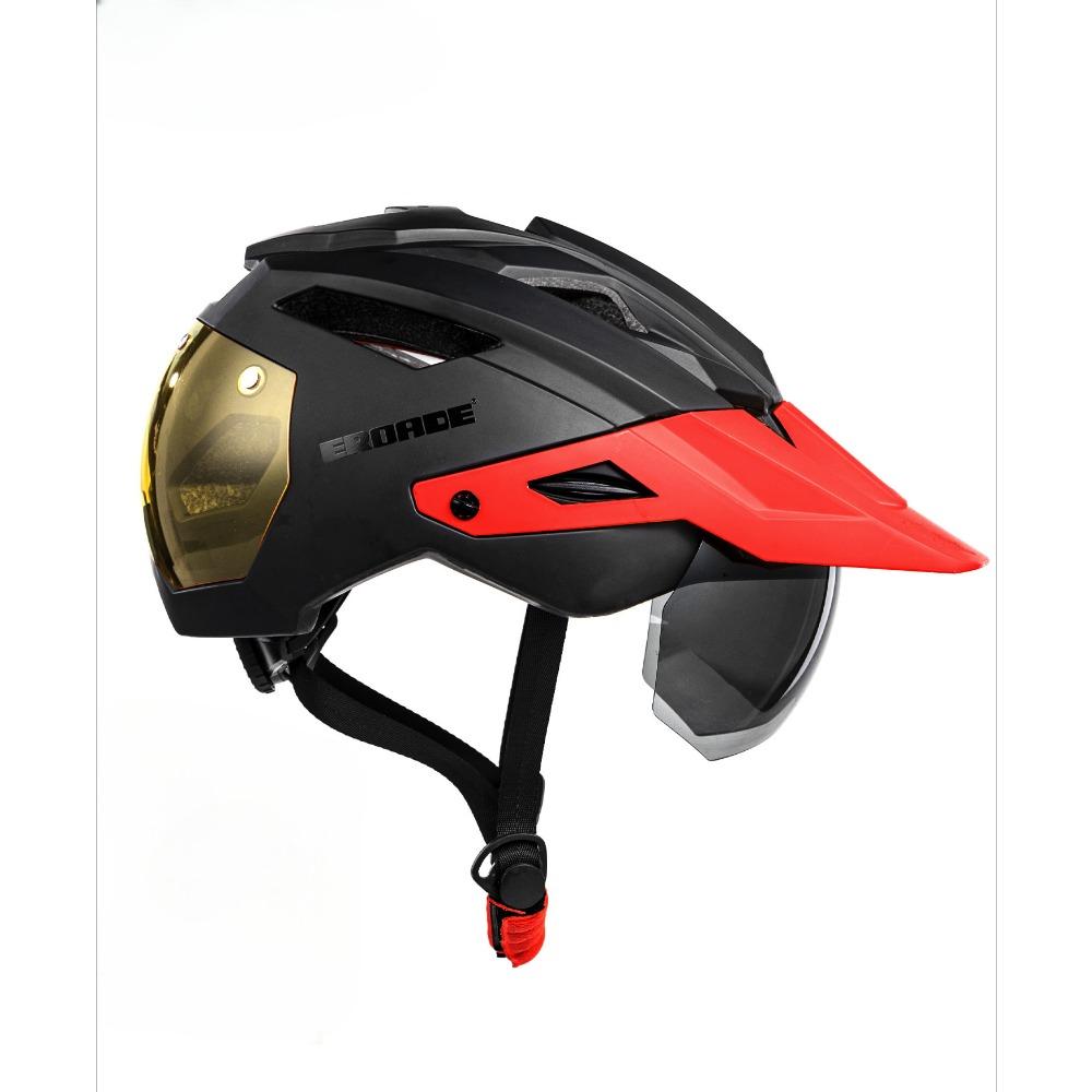 

Велосипедные шлемы мужские и женские для горных велосипедов, шоссейных велосипедов с очками, велосипедный шлем, оборудование One size