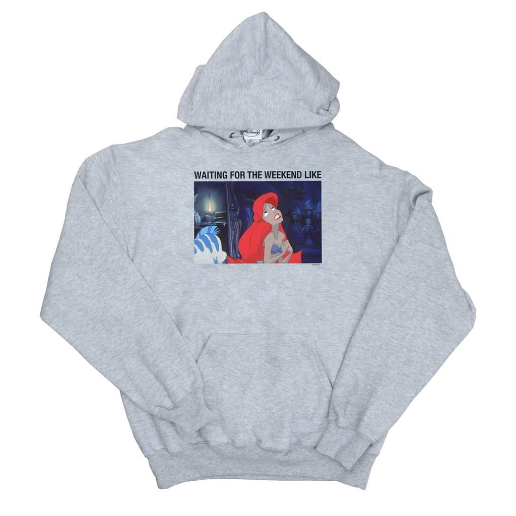 Disney Mens The Little Mermaid Waiting For The Weekend Hoodie