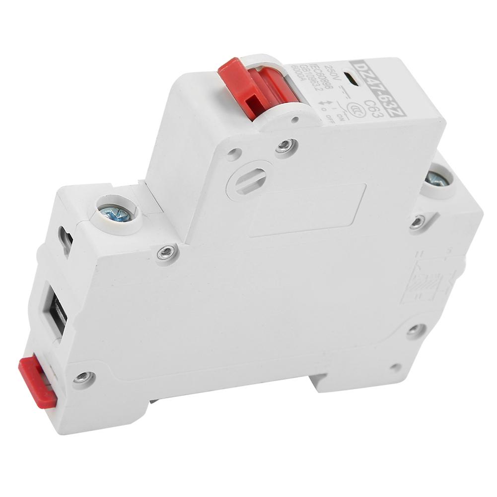 63A   miniature circuit breaker, leakage    , overload, short circuit, small size and light weight, suitable for solar energy, bus box, photov