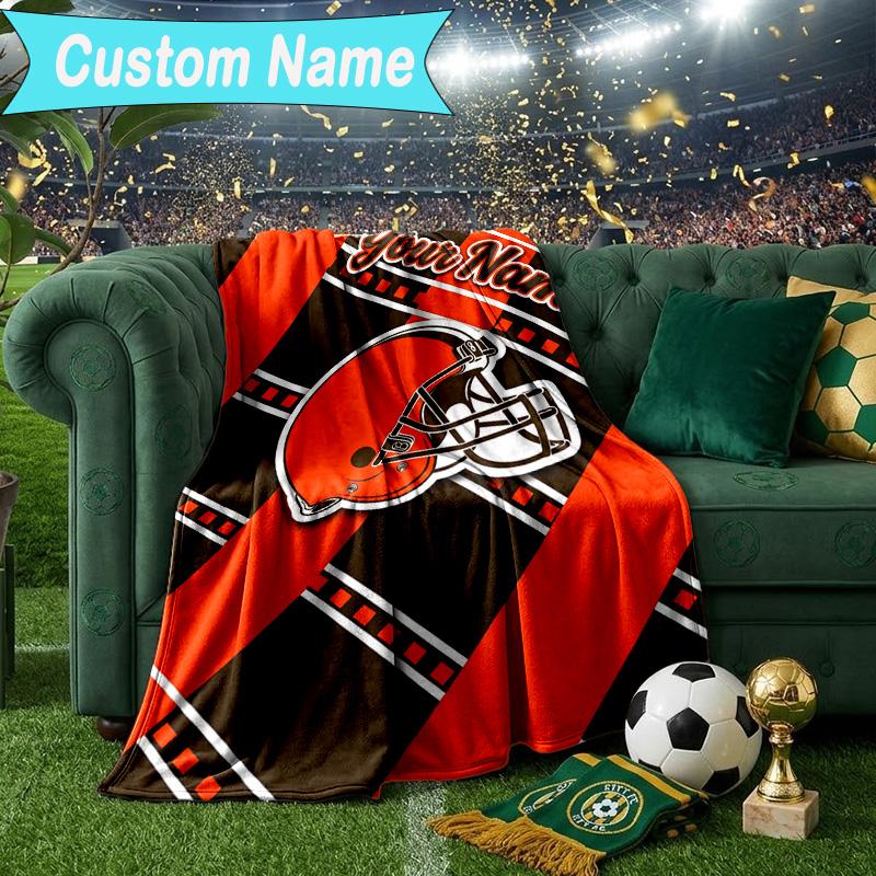 Custom Name Blanket Cincinnati Browns Legacy Blanket Bedding Blanket for Travel, Camping, Living Rooms, Offices, Sofas, Fan Christmas Gift