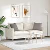 Sofa Cushions 2 Pcs Taupe 45 X 45 Cm Fabric
