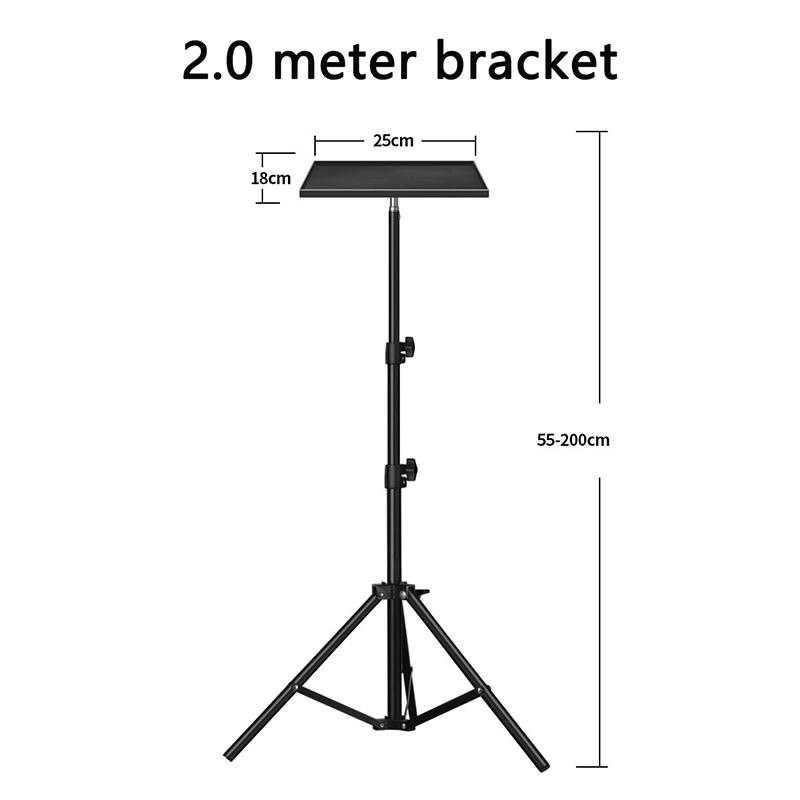 1 Pieza Bandeja para Proyectores Para Monitores de Proyector Para Equipo Bandeja de Trípode Soporte para Teléfono Inteligente Cámara Portátil Proyector Soporte para Micrófono Bracket