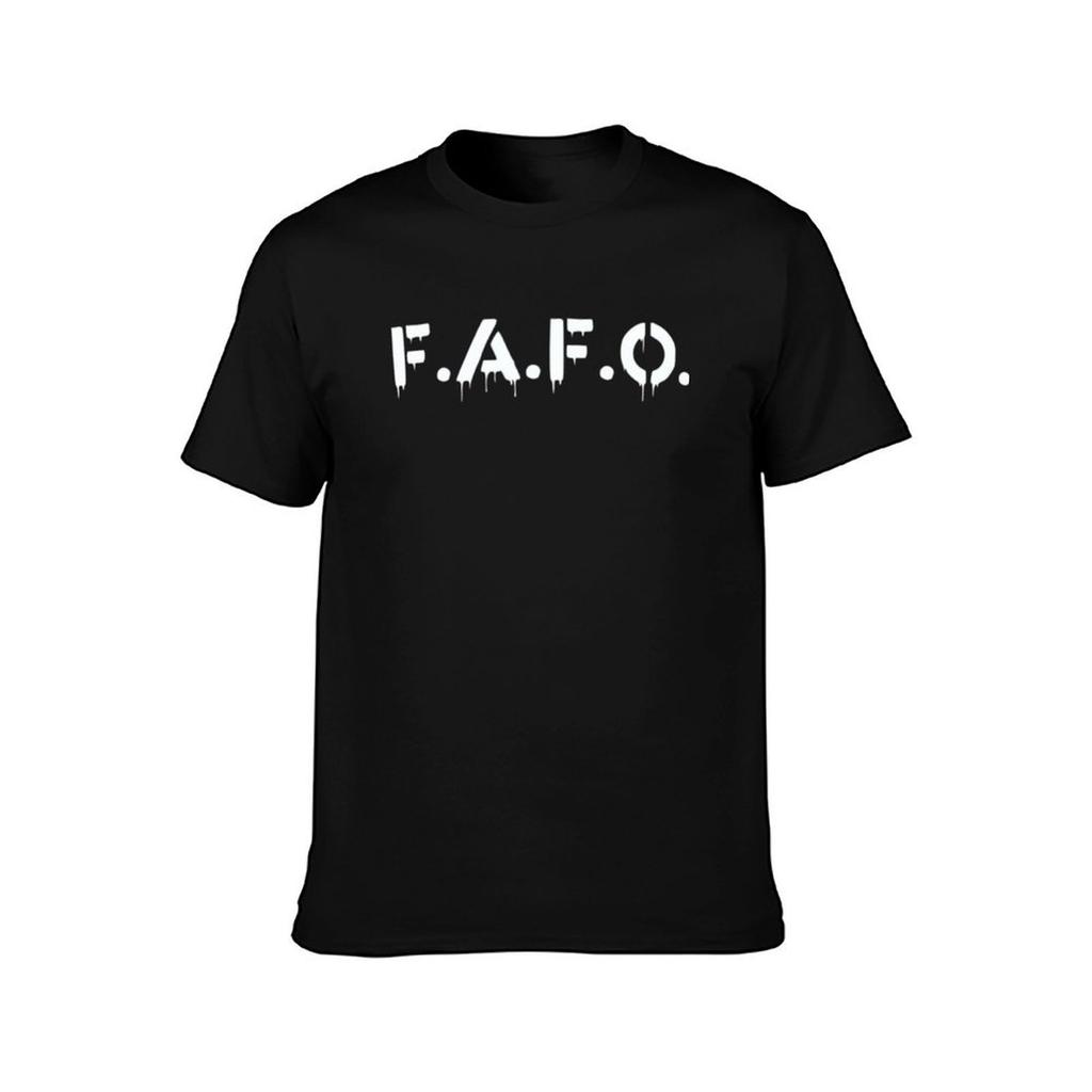 FAFO Finde es heraus Lustiges T-Shirt Herren T-Shirts Grafik T-Shirt für Herren T-Shirt