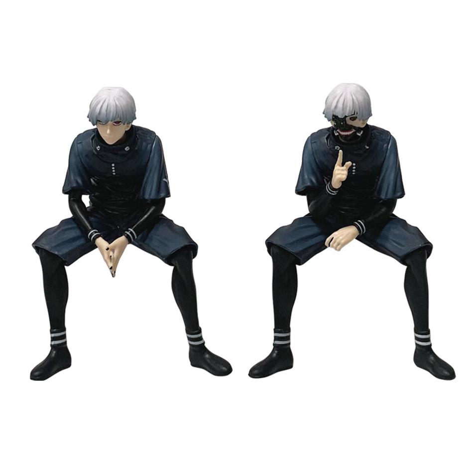 Hot Ken Kaneki Sitting Figure Tokyo Ghoul Statue Action Figure PVC Statue Collection Model Toys Gifts