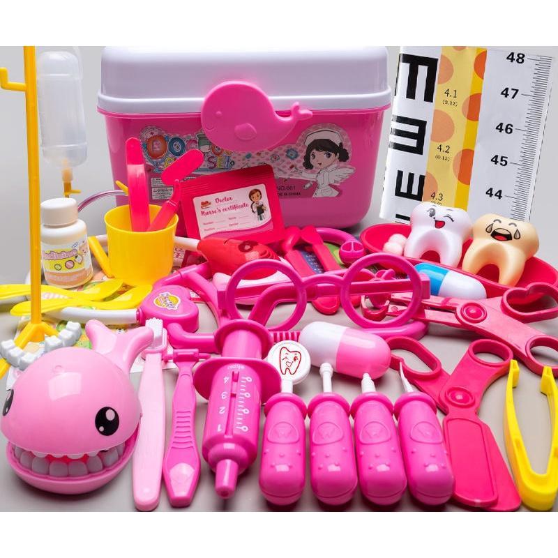 Kids Doctor Playset Boys and Girls Simulated Nurse Stethoscope Injection Home Medical Toolbox