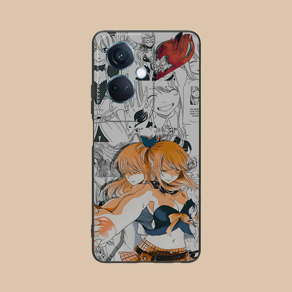Fairy Tail Lucy Mobile Phone Case for OPPO Reno 14 13 12 11 10 9 8 7 6 5 F T Pro 5G Colorful Printing Cover Smartphone Luxury