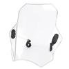 Clear Motorcycle Windshield Adjustable Wind Air Deflector Windscreen Front Flyscreen Replacement for Suzuki