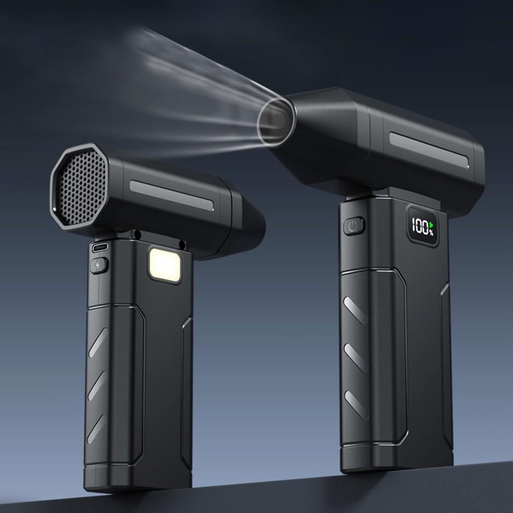 6,000mAh Battery 5-Speed Outdoor Fan Handheld Blower High Speed Turbo Fan чёрный