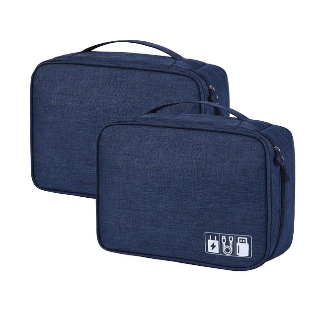 Úložná taška na kabel Vodotěsný digitální elektronický organizér Přenosná USB nabíječka pro datové linky Úložná taška se zástrčkou Cestovní organizér na kabely