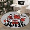 1pc Slam Dunk Basketball Team Round Carpet - Anime Design Chair Mat for Office, Home Decor, Gaming Room, All Seasons