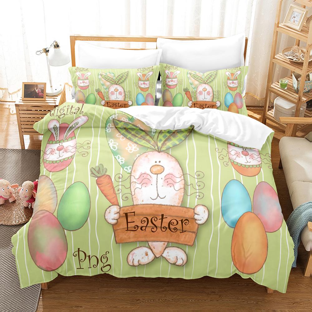 White Swan Bedding Sets Cartoon Animal Kid‘s Duvet Cover Boys Girls Cute King Quilt Cover Bedroom Bed Set Queen Bedding Set