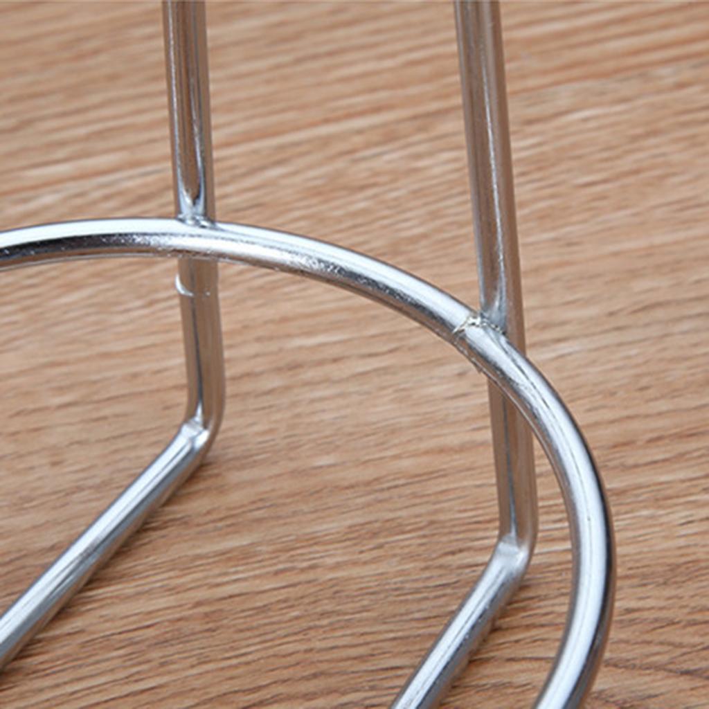 Stainless Steel Spoon Rest Lid Holder Vertical Stand Storage Rack Cookware Organ