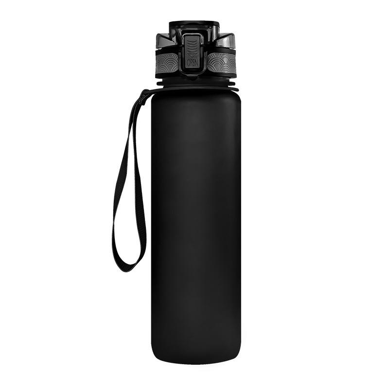 1000ml Large Capacity Tritan Sports Water Bottle with Handle for Fruit Tea
