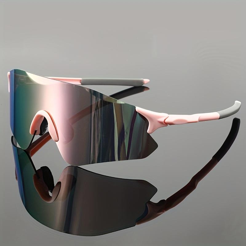Men Rimless Oversized Sports Sunglasses Colorful Lightweight Running Glasses Women Mountaineering Outdoor Sports Cycling Eyeglasses