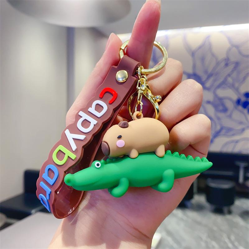 Capybara Kapibara Serie Puppe Schlüsselanhänger Schultaschenanhänger Student Kleines Geschenk Anhänger