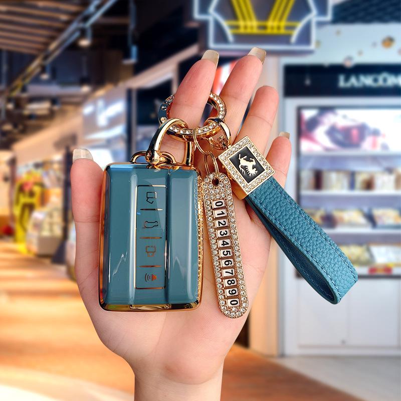 Premium Key Case for Tank 300/500 Cyber 22 Model with New TANK Logo - High-End Protective Shell & Buckle Bag