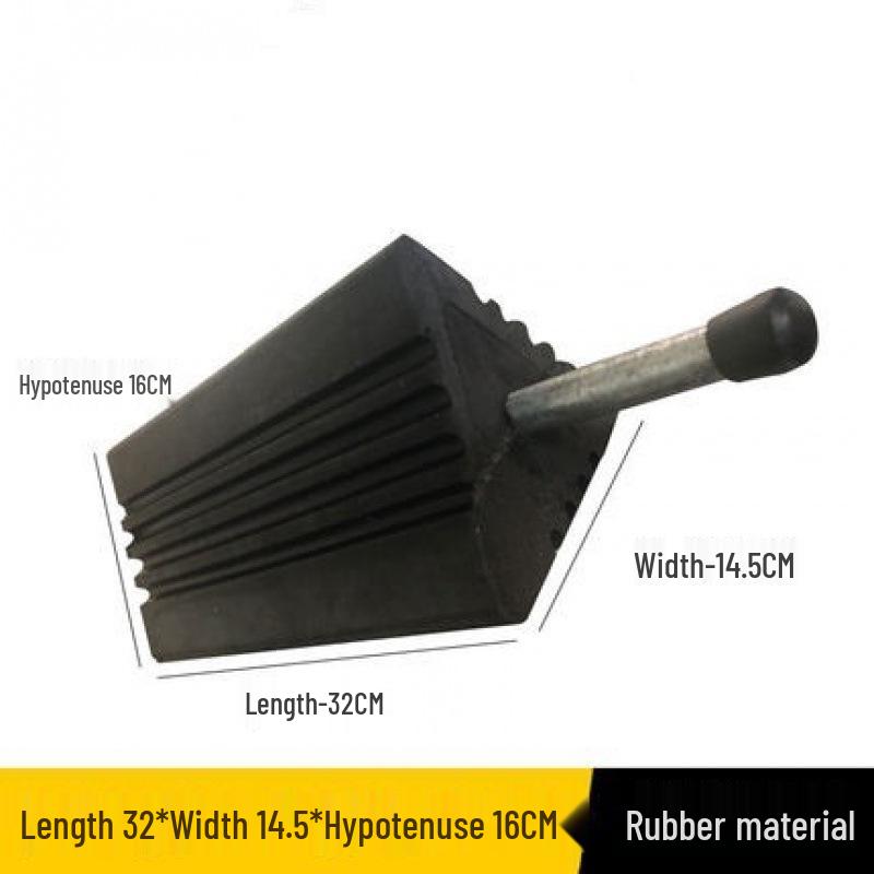 Portable Anti-Slip Rubber Wheel Chocks | Car & Truck Triangle Ramp Stoppers