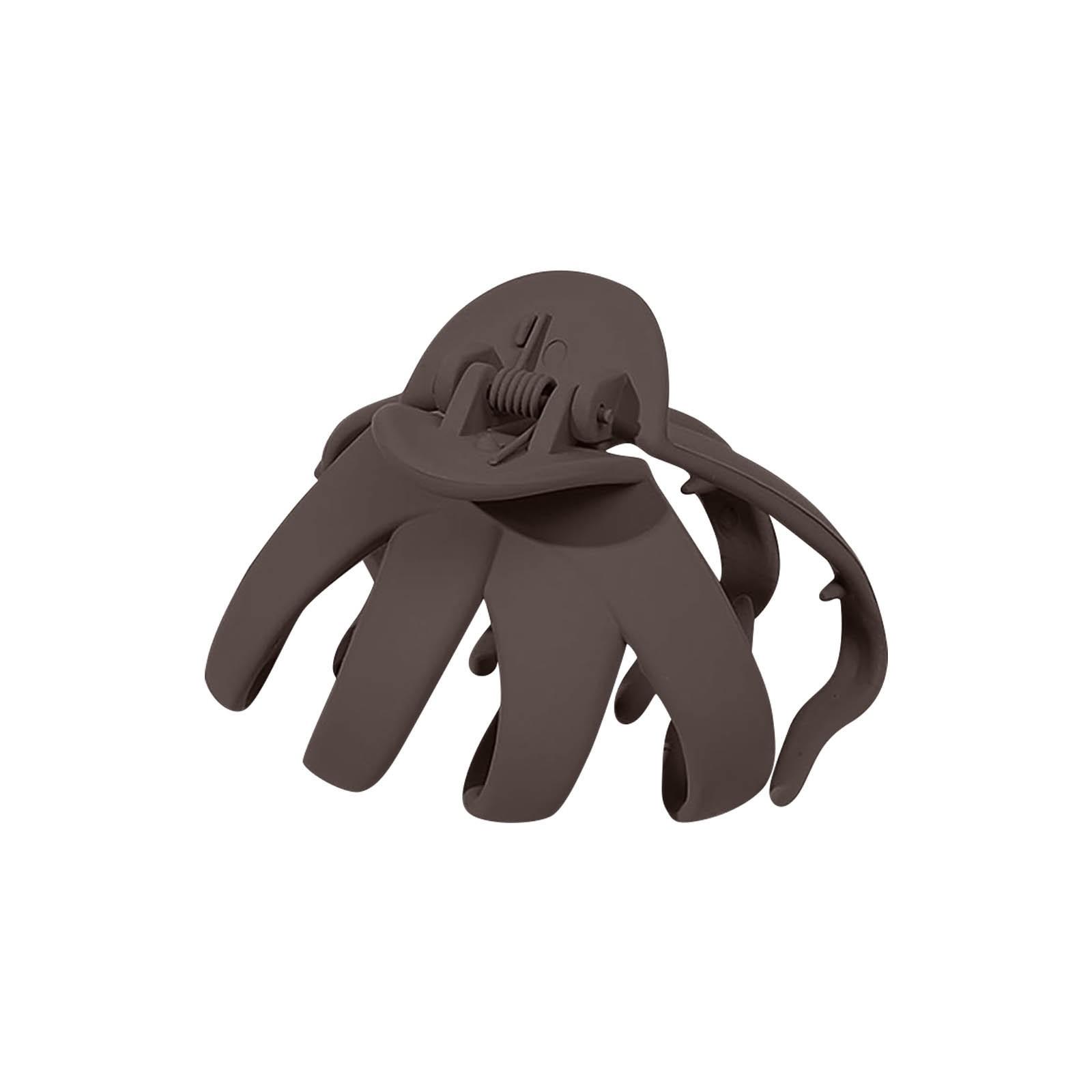 

Модная форма, однотонные волосы C-law для женщин, матовый зажим G-rab, булочка, аксессуары для волос, инструмент для укладки, женская универсальная шпилька One Size кофейный