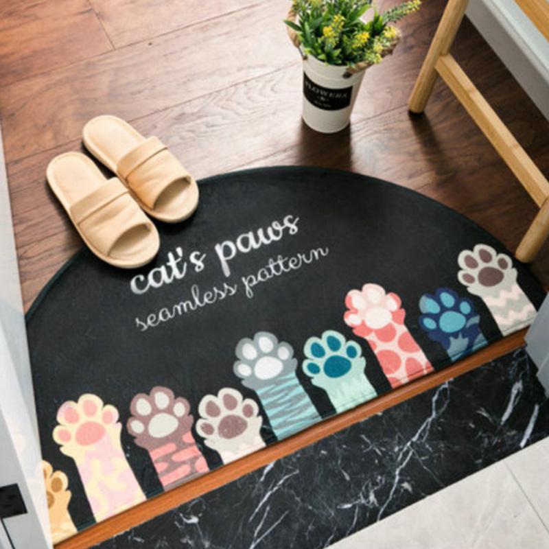 Cheap Carpet Bedroom Living Room Non-slip Small Rug Cartoon Printing ...