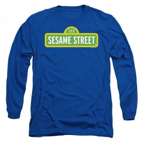 Sesame Street Unisex Adult Logo Long-Sleeved T-Shirt
