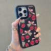 Bow Cherry Phone Case For IPhone 17 17Air 16 15 Case For IPhone 11 13 12 14 Pro Max 16 15 14 Plus Cover Case Funda 17 17Air