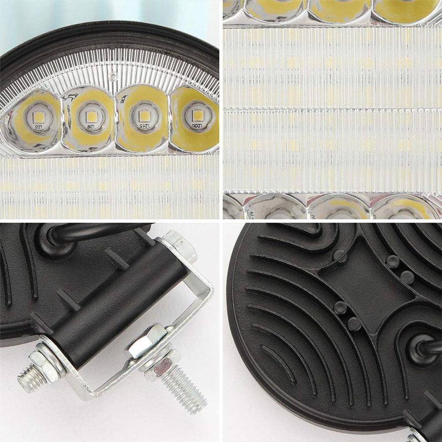 4 Inch 300W 30000LM 6000K Round LED Work Light Spot Driving Lamp Headlight Offro