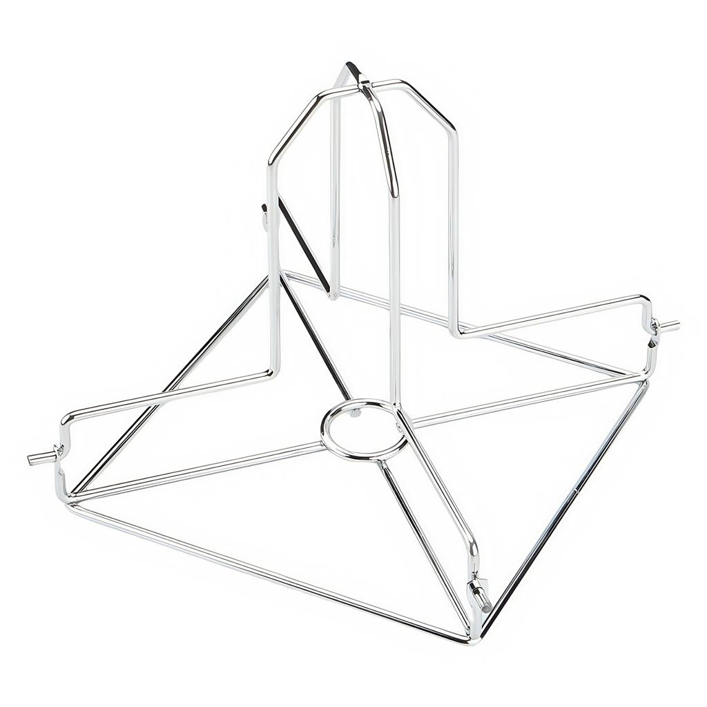 Dishwasher Safe Foldable Chicken Rack Efficient Heat Distribution High Temperature Resistance Easy Cleanup Roaster Rack