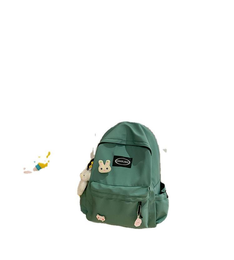 Schoolbag Backpack Bag Bag 1011 New Student Schoolbag Korean Version Trend Harajuku Ins Backpack Simple, Wholesale