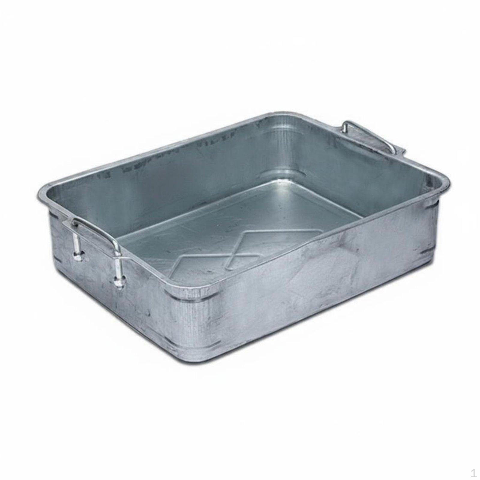metal sheet Tote Box Galvanized Finish uncoveredTop Tool carrier sturdyDuty professionalgrade