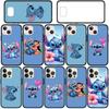 Hoesje voor iPhone 16 15 Xiaomi Redmi Note 14 13 12 11 Pro Max 16e Samsung Galaxy S25 S24 S23 Moto OPPO Huawei Roze Blauw Lilo Cartoon Stitch Telefoonhoesje