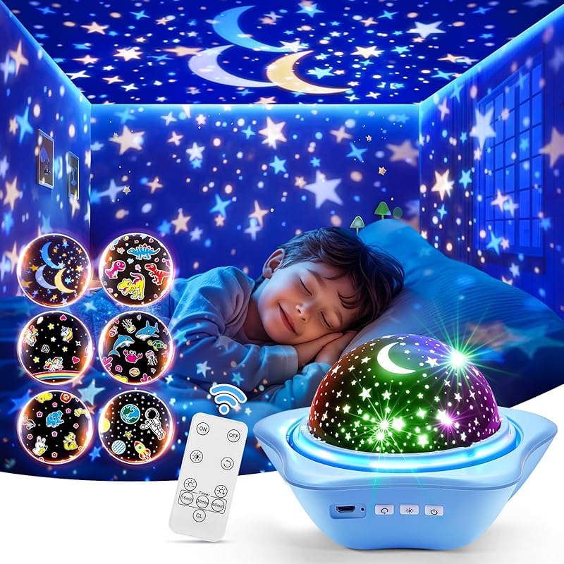 Night Light for Kids Night Light Projector, Baby Night Lights for Bedroom, Star Projector Galaxy Light Star Lights for Bedroom, Glow in The Dark