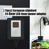 110V-220V LCD Inteligentní Časovač Akvarijní Světlo Časovač Akvárium Časovací Zásuvka Nastavitelný Akvarijní Časovač Ovladač Světlo