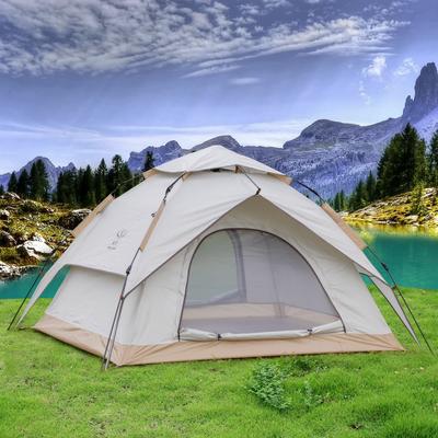 Outdoor Tent Camping 3-4 People Automatic Outdoor Tent Rain-Proof Double-Layer Laminated Canopy Outdoor Camping Tent