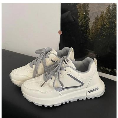 Fashion Spring Autumn Fashion Platform Sneakers for Women New Designer Retro Women Shoes Soft Sole Increase Casual Women Sneakers